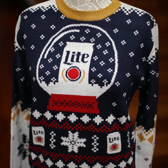 Turner Duckworth Sweaters Miller Lite Ugly Sweater Limited Edition